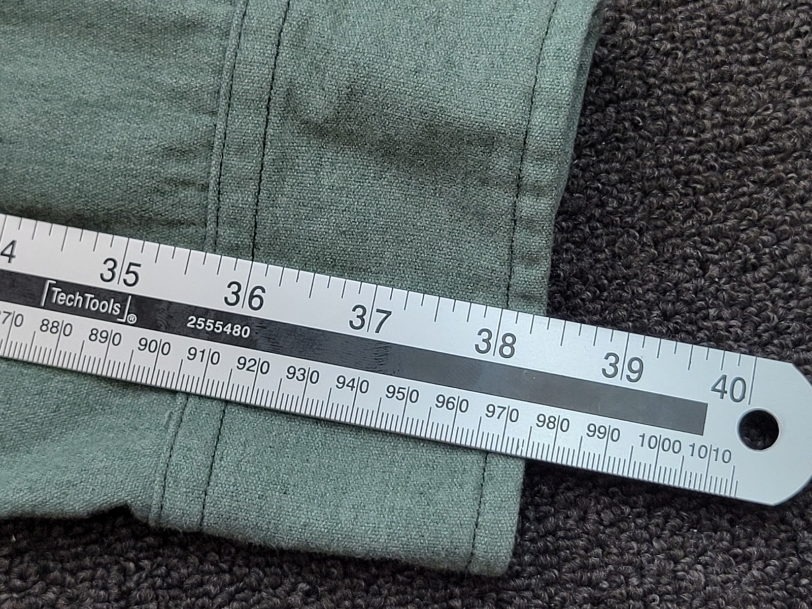 Tyndale FR Button Shirt Mens 2XLN Green Flame-Resistant CAT 2 ARC Rating 9.1 USA