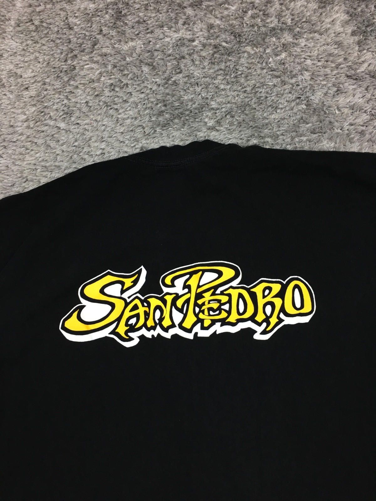 Pro 5 Super Heavy T Shirt Mens Size 2XL Tall Black Cotton San Pedro