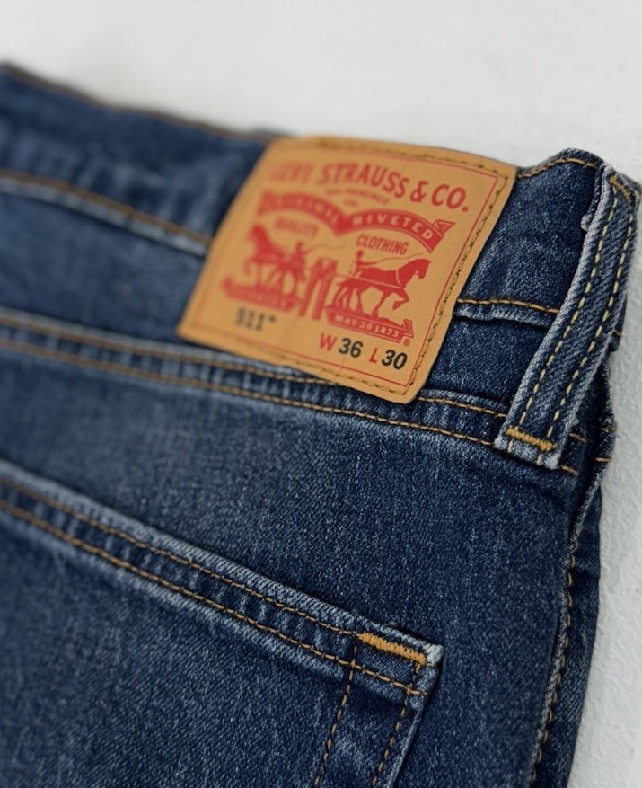Levi’s 511 Men’s Slim Fit Stretch Sits Below Waist Jeans, Blue, Size 36X30