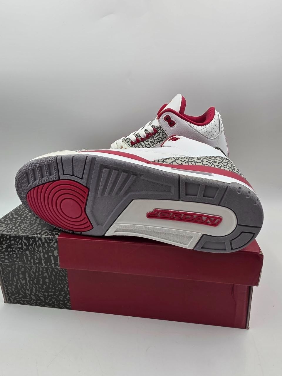 Nike Air Jordan 3 Retro Cardinal Red CT8532 126 Size 9.5
