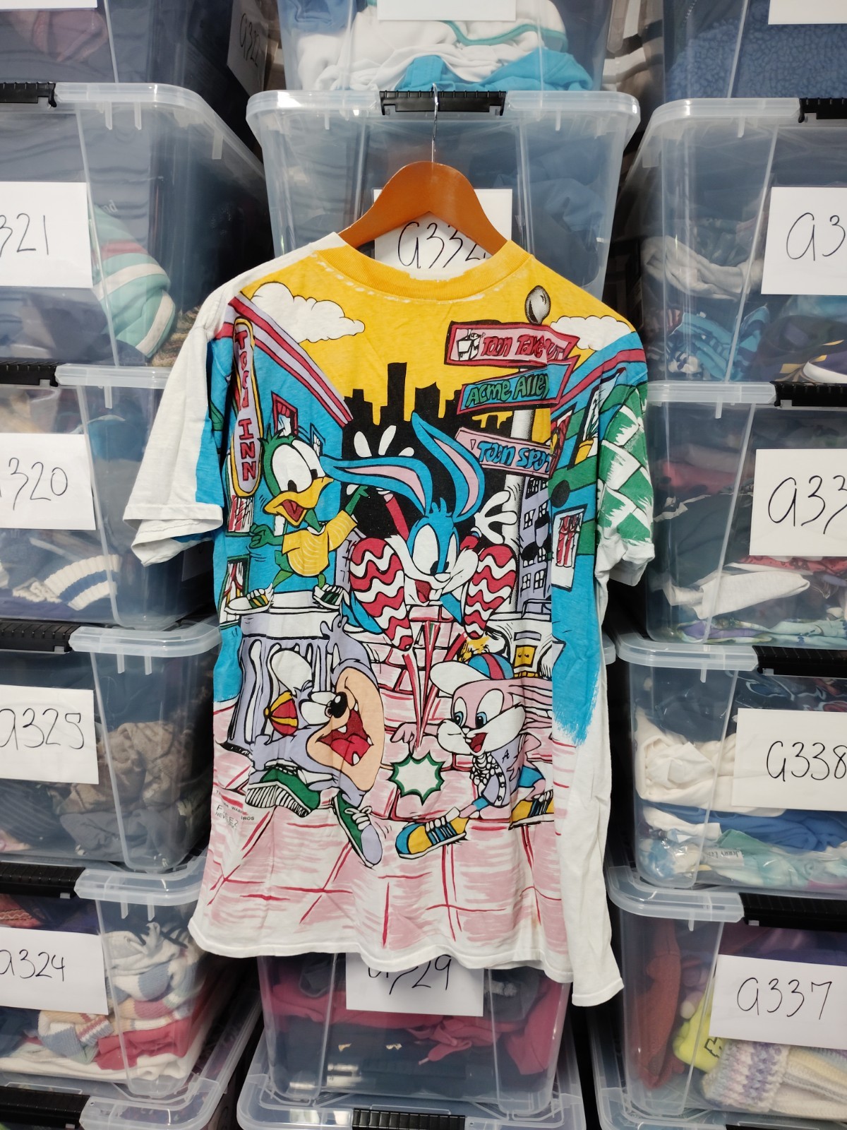 baby looney tunes Vtg 1994 Aop Xl Some Wear Fair Grail A15