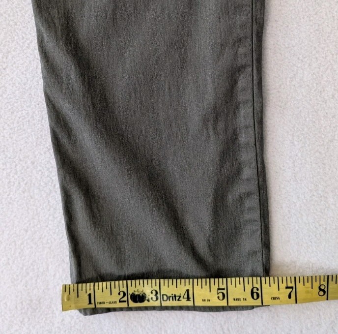 Lululemon Stretch Khaki Pants Waist 36″ Inseam 33″ Length 42″ Size 16 *READ