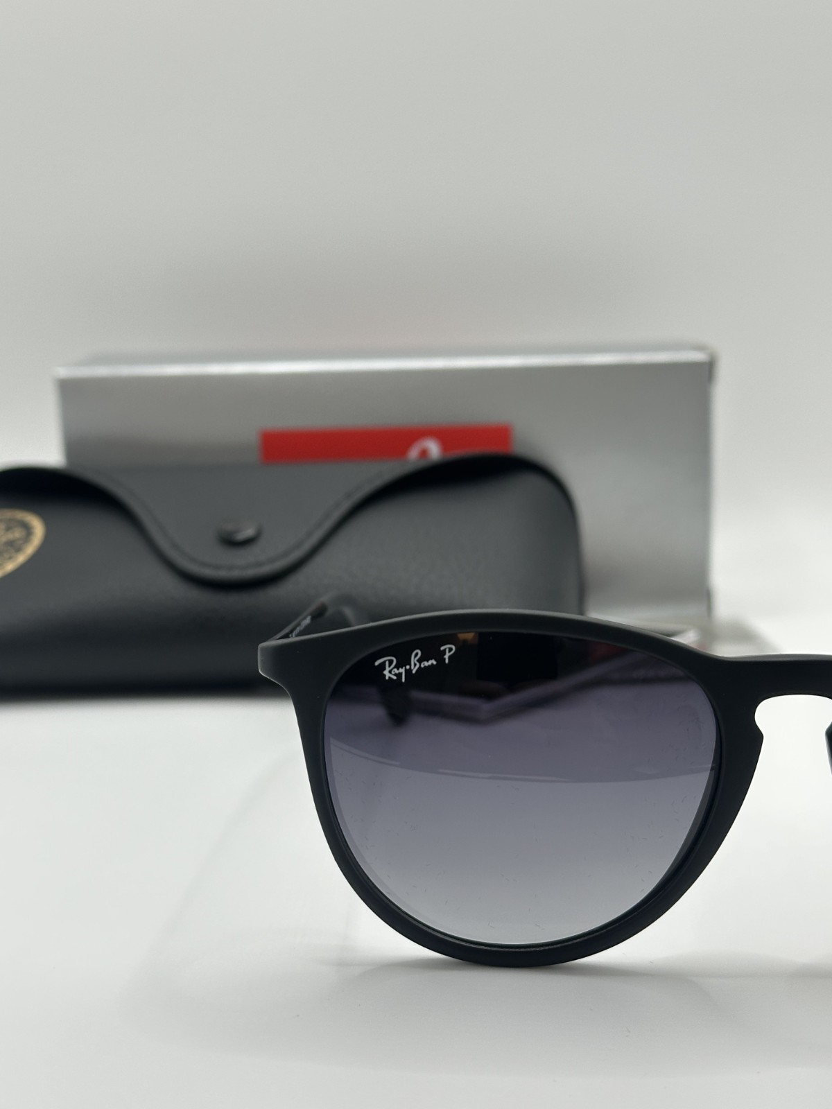 Ray-Ban RB4171 622/T3 Erika Polarized Gradient Lens Rubber Matte Black 54mm