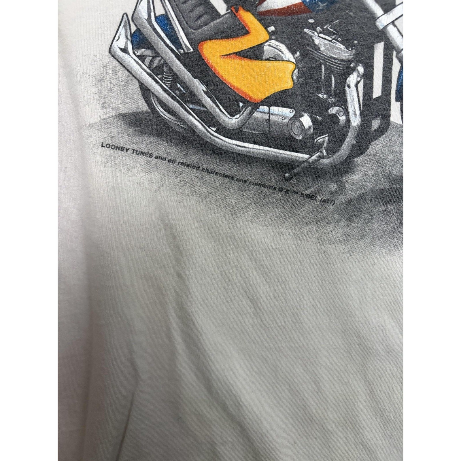 Harley Davidson Shirt XL Looney Tunes Daffy Duck Northshore Slidell Thrashed