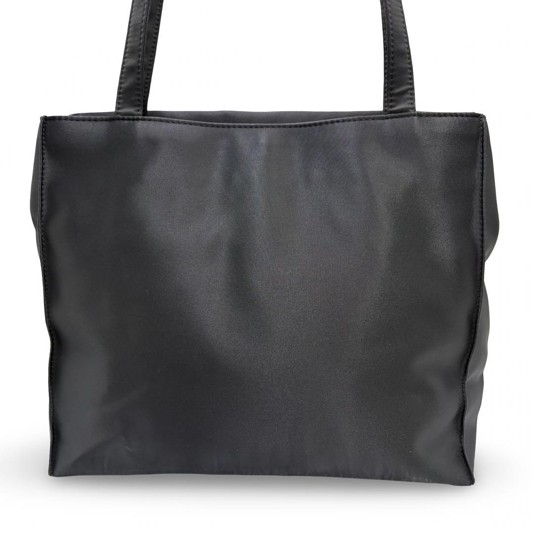 Sazaby Y2K Black Nylon Shoulder Bag Tote Japan Used 0713994