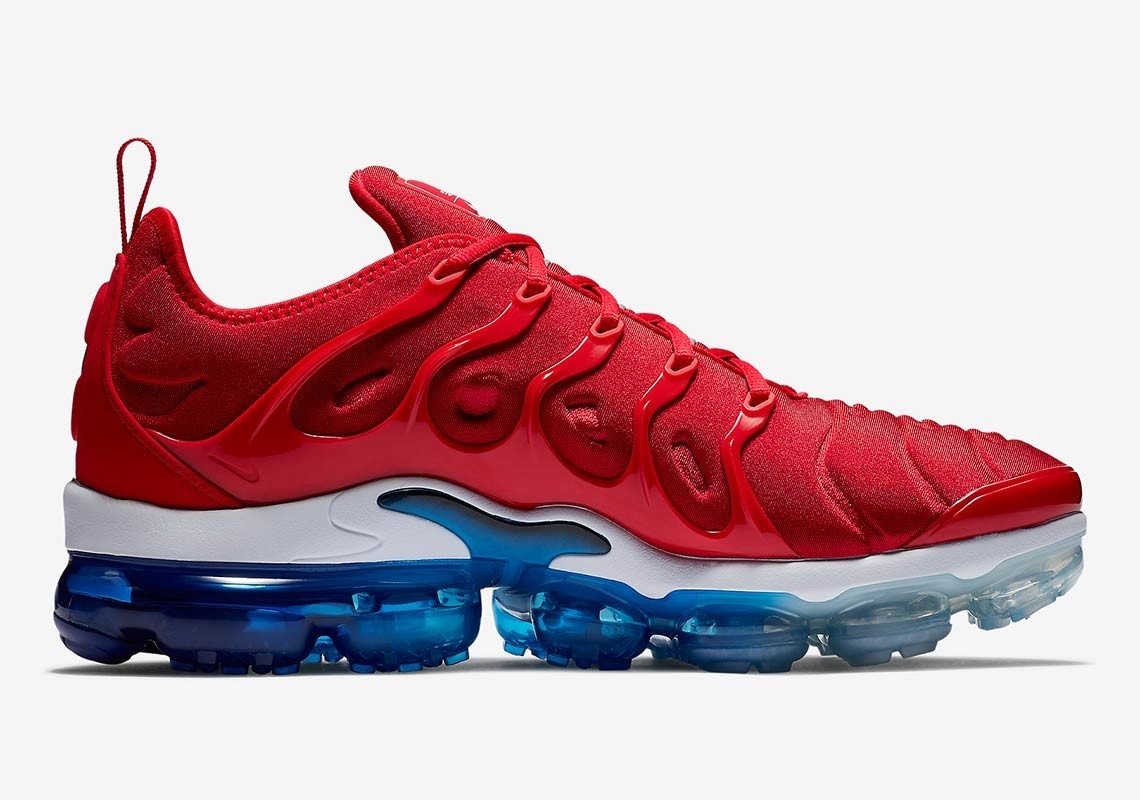 Nike Air VaporMax Plus Tn Red Blue Men’s shoes Free Shipping