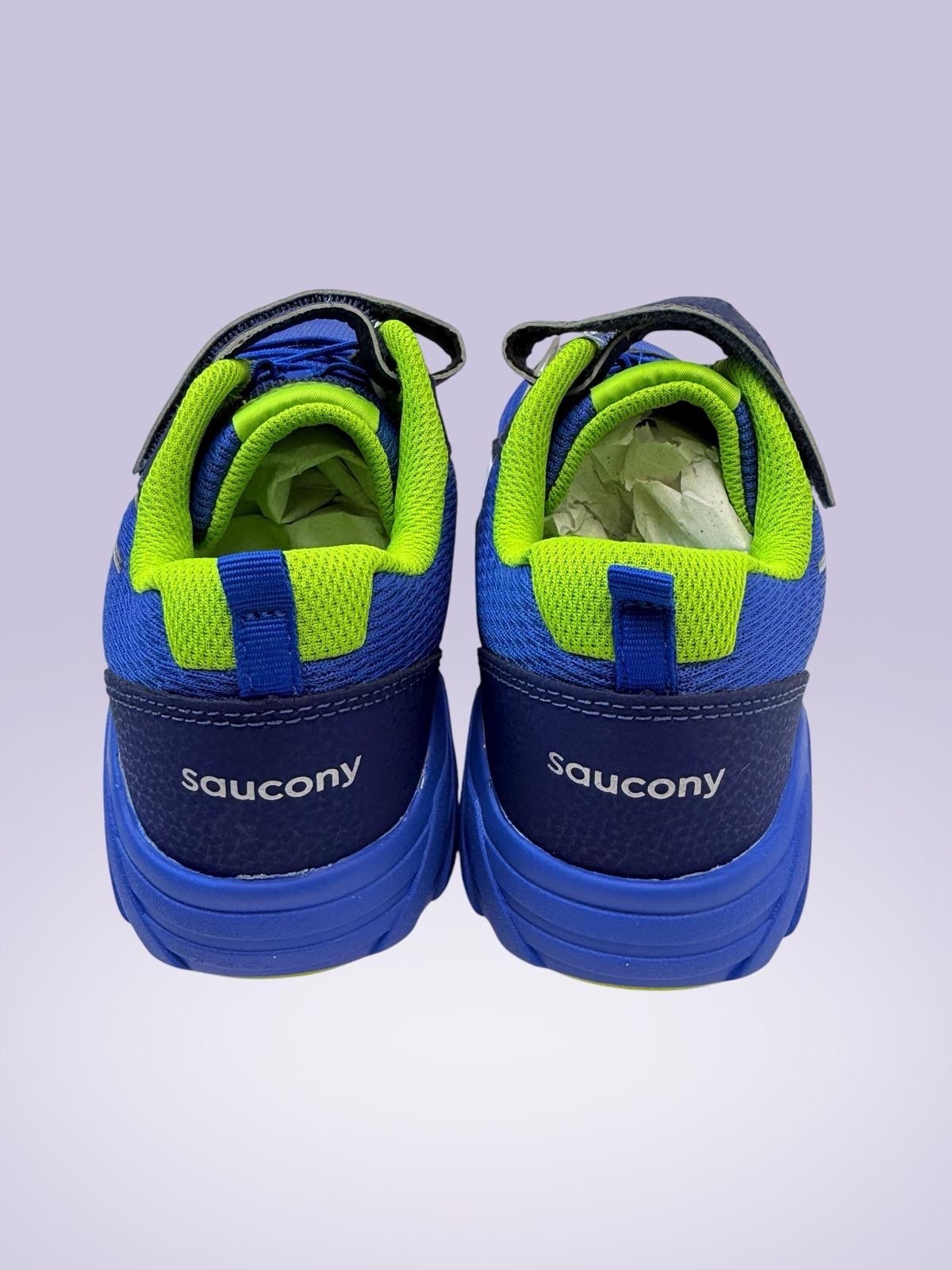 Saucony Blue/Green Hook & Loop Mesh Low Top Sneaker Toddler 6M SK265589