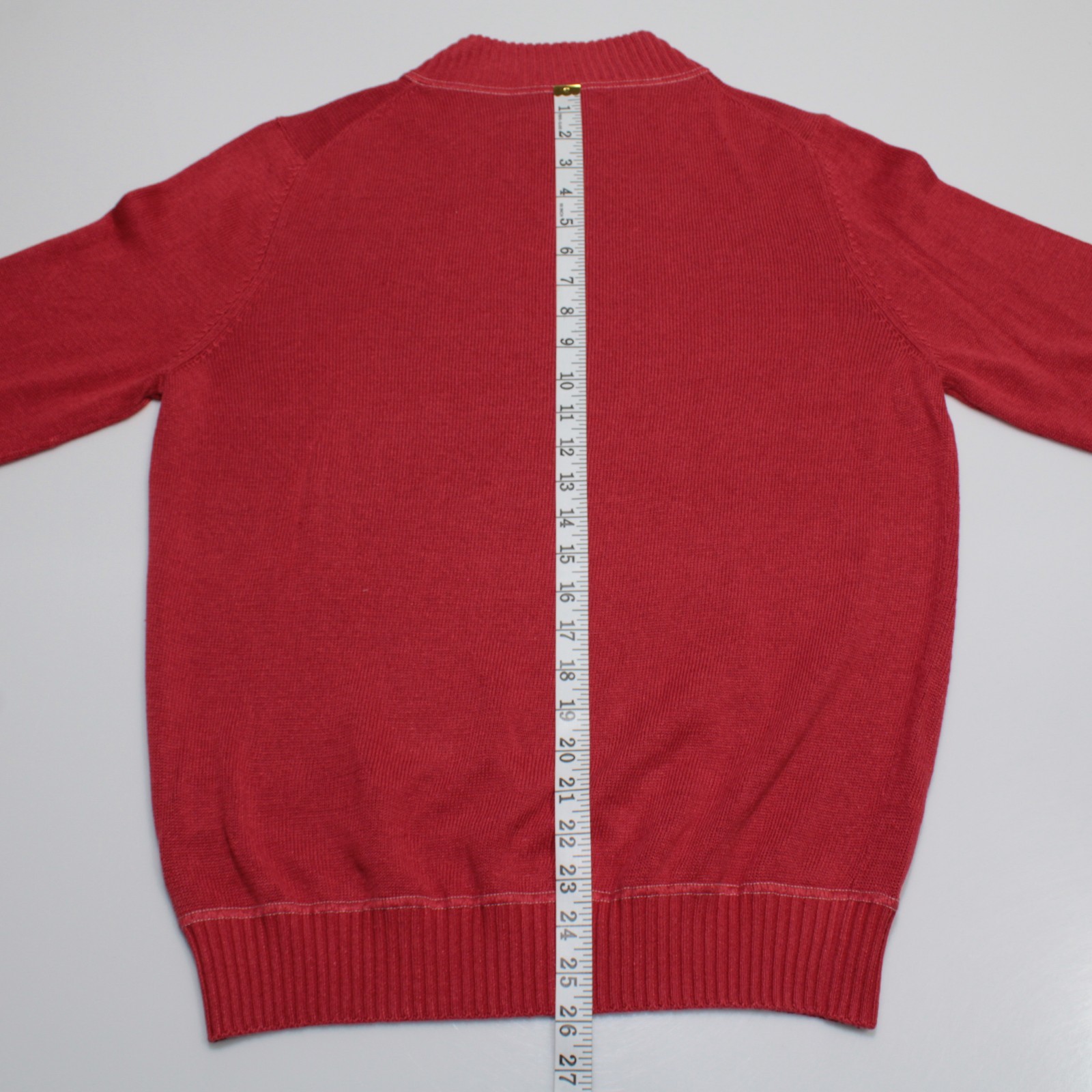 Brunello Cucinelli NWD Pullover Sweater Size 50 (US M) in Red Linen & Cotton
