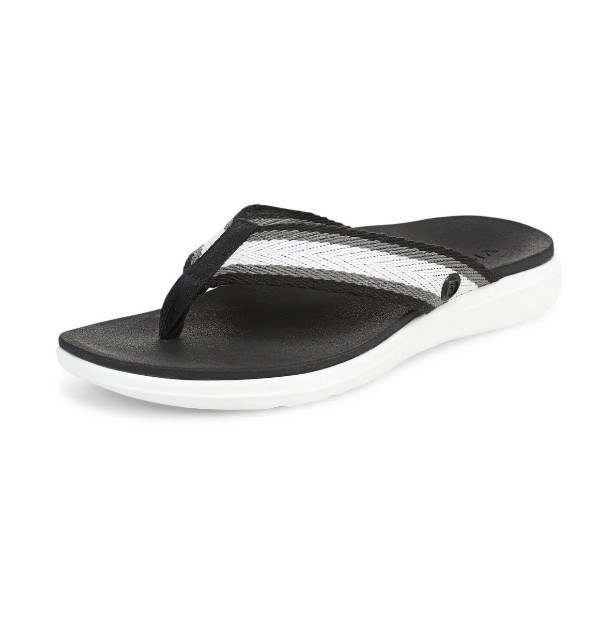 VIONIC Beach Indigo Toe Post Sandal, Black Multi