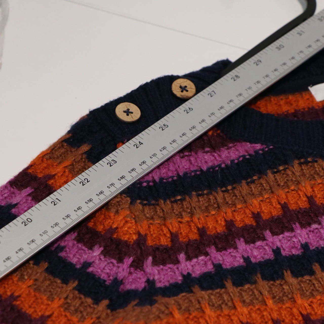 EWM Fair Isle Knit Jumper Womens M Patterned Sweater Colourful Fisherman
