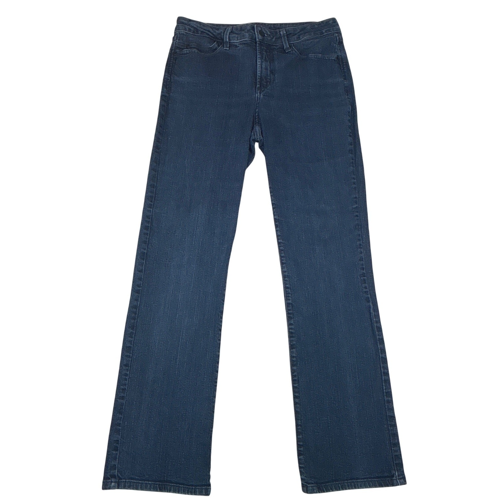 NYDJ Women Dark Wash Straight Leg Jeans Lift Tuck Technology Size 10 Made in USA