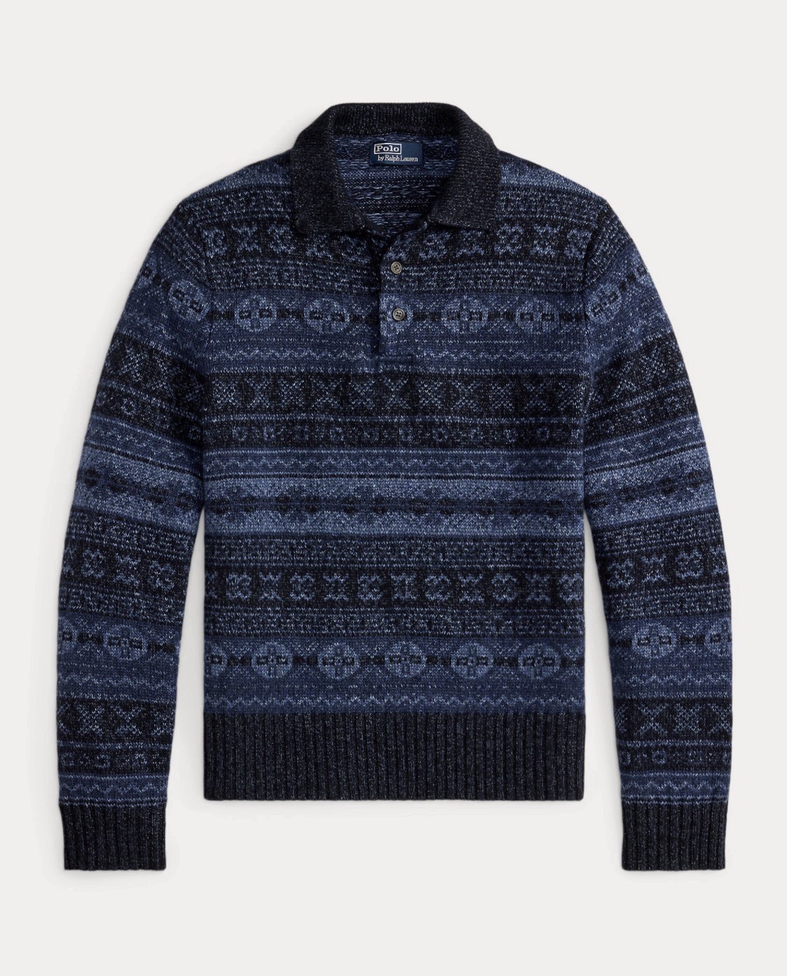 Polo Ralph Lauren Fair-Isle Wool-Linen Sweater