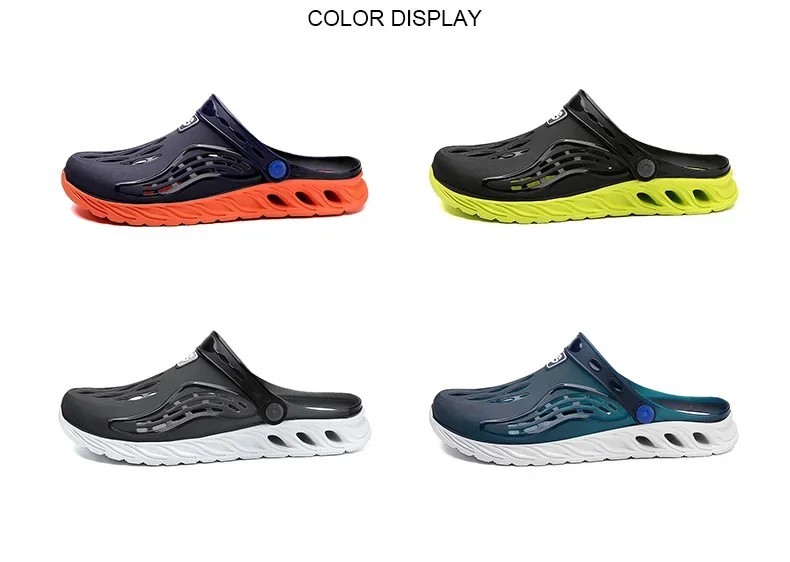 Summer Beach Jelly Shoes Men Women Soft Bottom Sandals Garden Clogs Slides