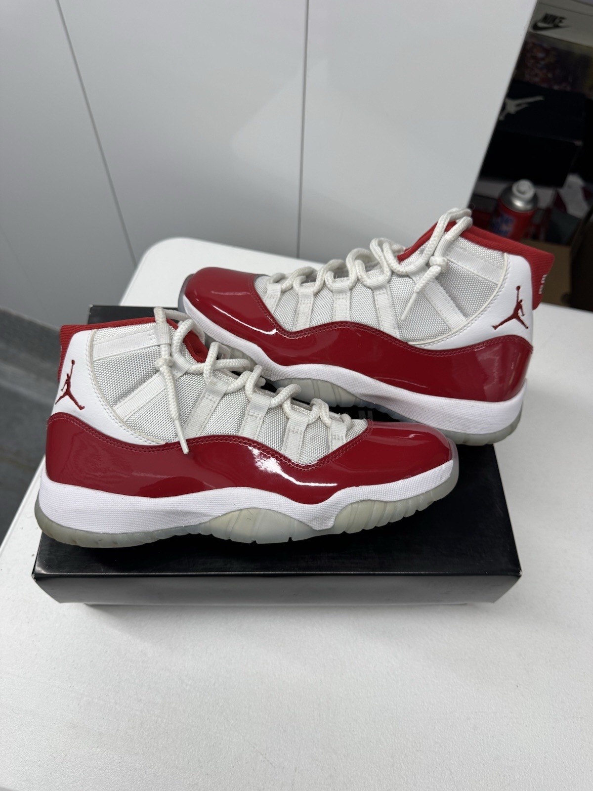 Air Jordan 11 Retro Cherry Varsity Red Men’s Sneakers Size 8