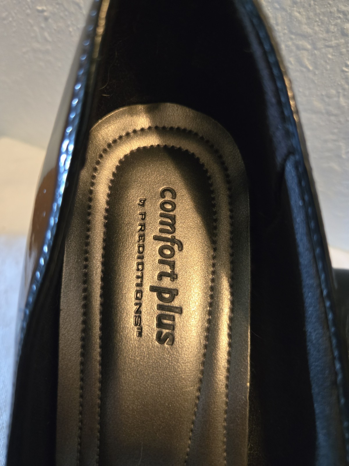 Womans Comfort Plus By Predictions Slip On Stiletto Pumps Size 8.5 Black