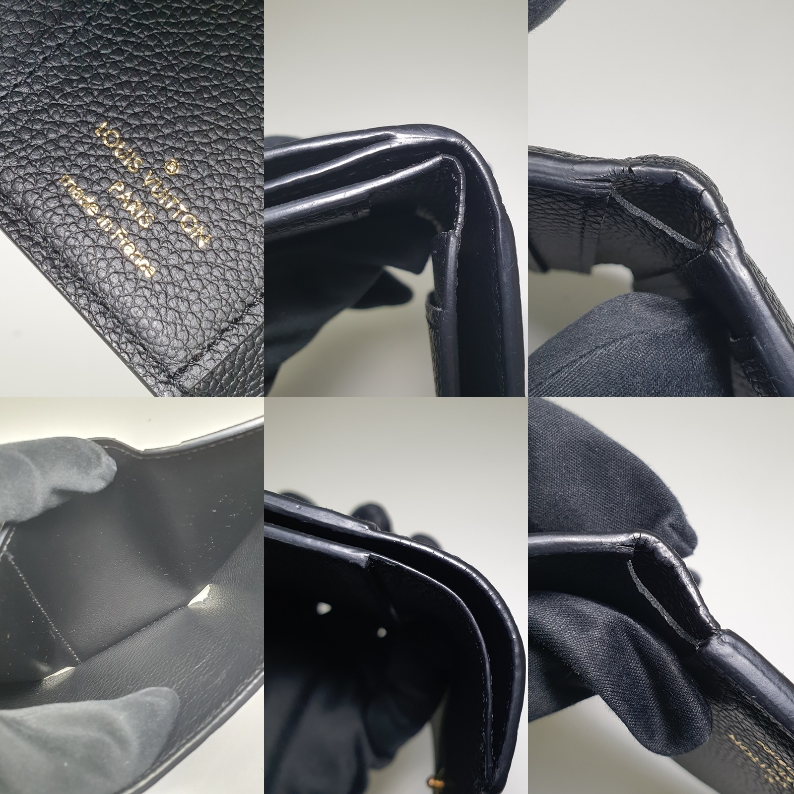 TARIFF FREE Authentic Louis Vuitton Zoe Mini Empreinte M62935 Guaranteed LF546