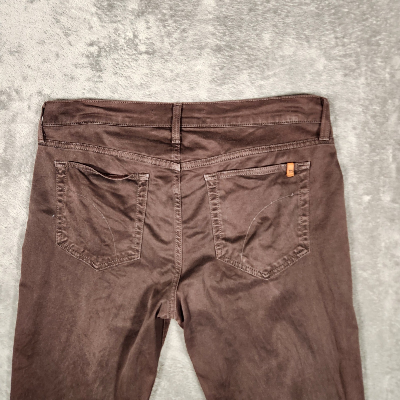 Joe’s Jeans The Brixton Men W33 Brown Excellent Straight Leg Cotton Twill Pants
