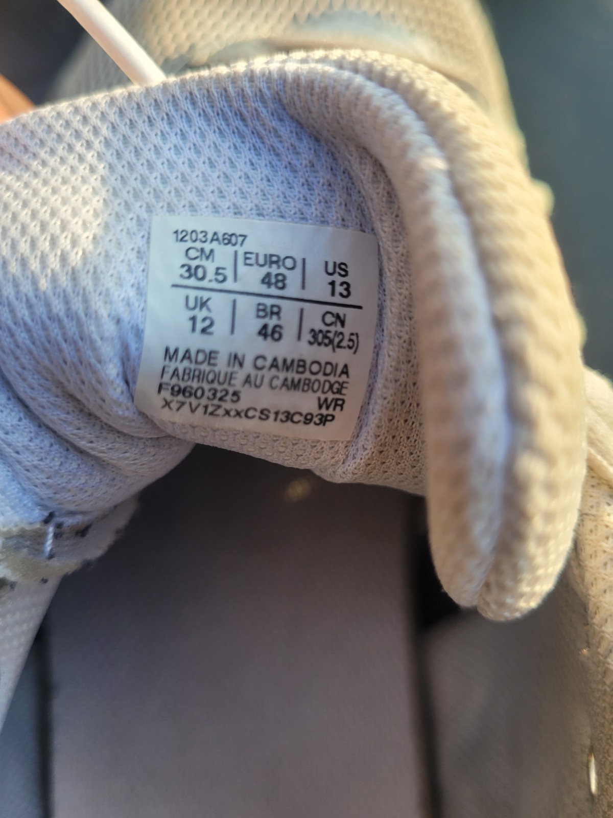 – ASICS Gel DS Trainer White Blue Size 13