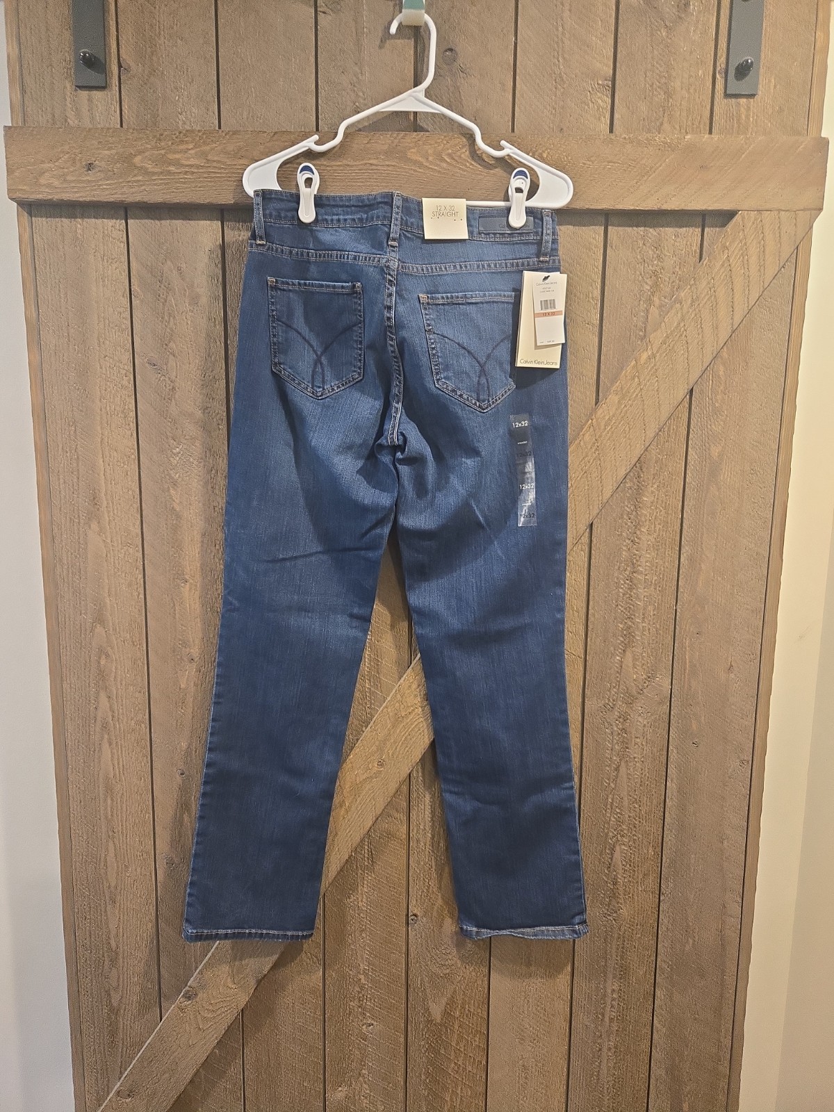 Womes Calvin Klein Straight Leg Jeans