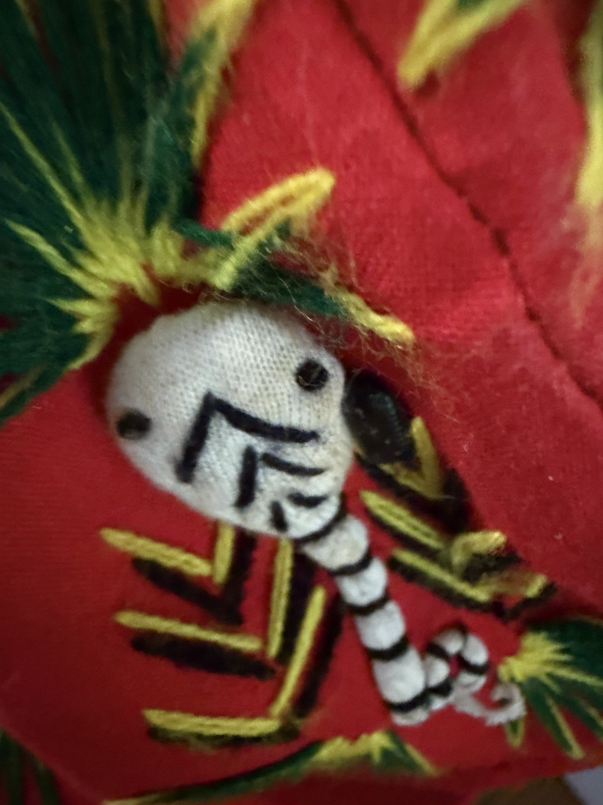 Handmade Hat Featuring the “Five Poisons” origins unknown/unbranded Handmade