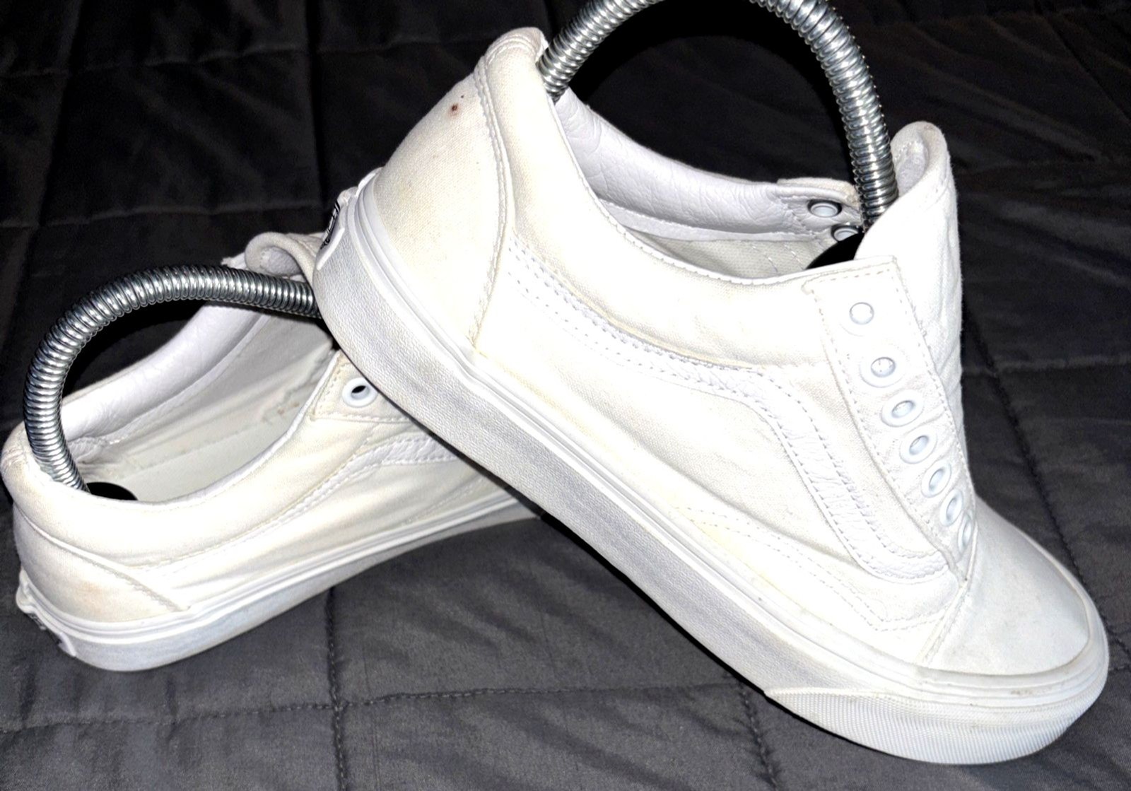Vans Mens Off The Wall 508731 White Casual Shoes Sneakers Size Men 6.5/Women 8