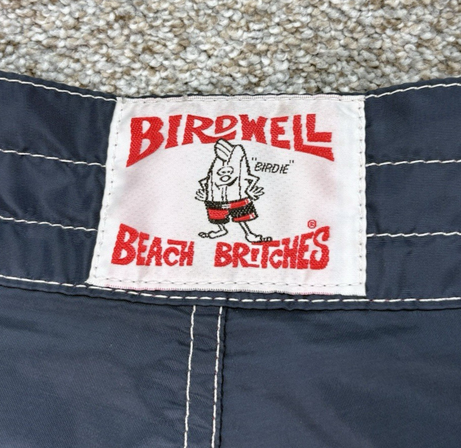 Birdwell Beach Britches 311 USA Mono Striped Board Shorts Men’s 35 Blue SurfNyl