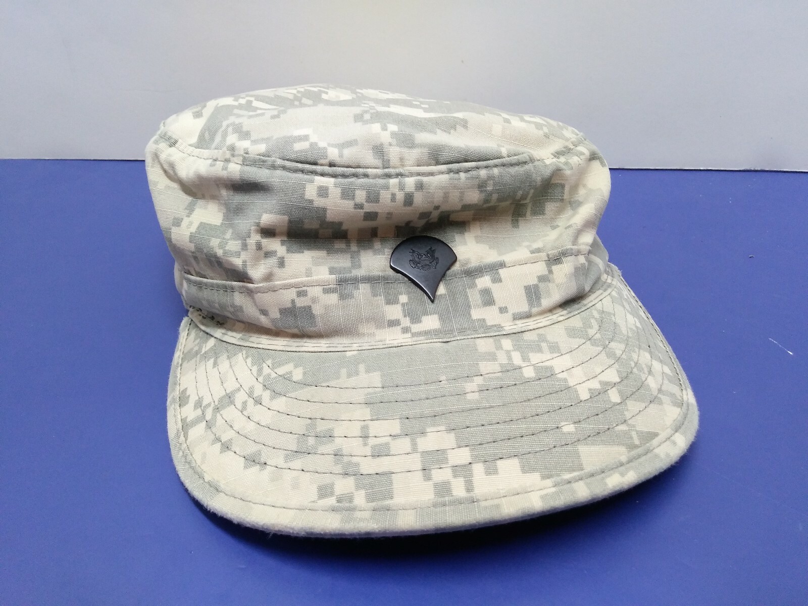 U.S. Military Army Patrol Digi Camo Hat Cap Eagle Pin Soldier USA 7 1/4