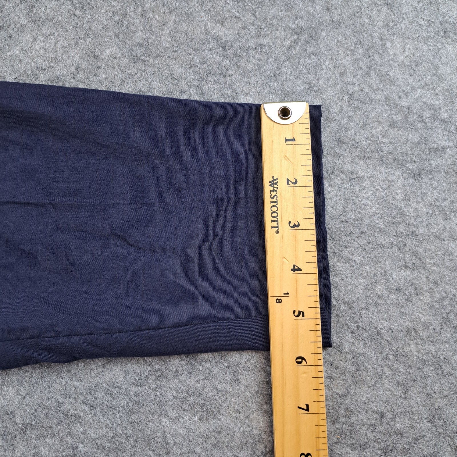 Diane Von Furstenburg Pants Womens Size 6 Blue Linen Crop Ankle Trouser Career