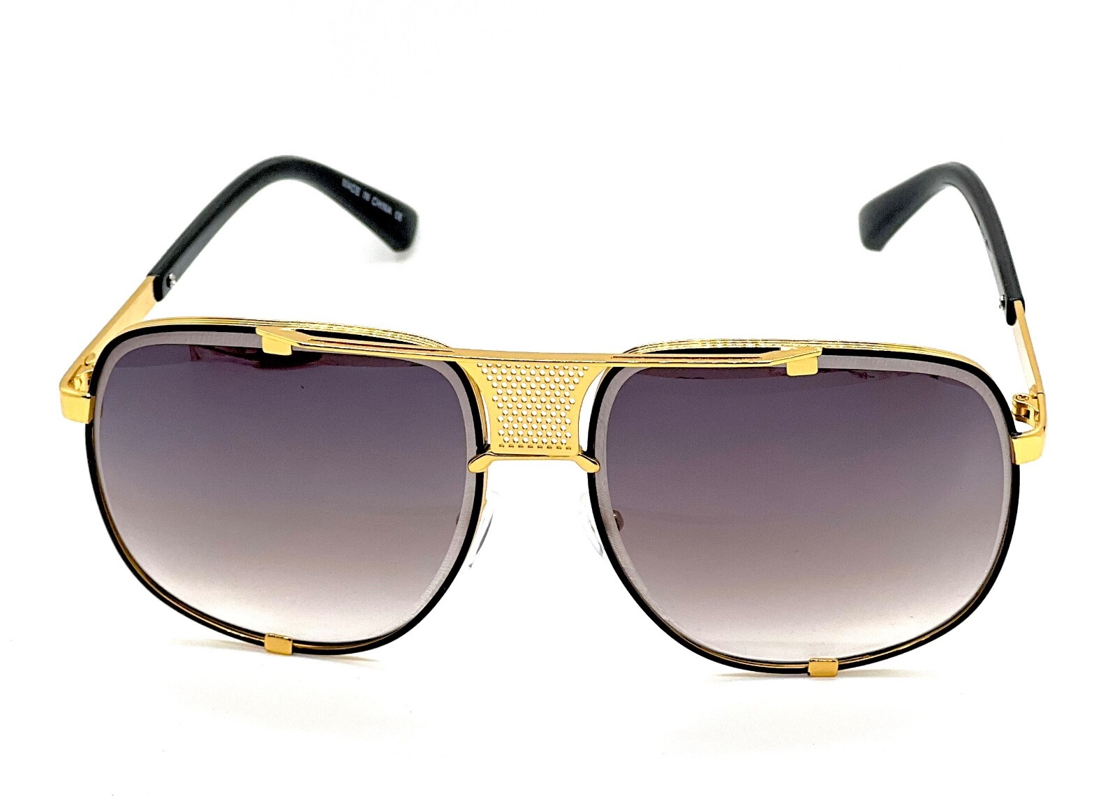 Luxury Sun Glasses Outdoor Driving Retro Black Gradient Lens Classic Eye Glasses
