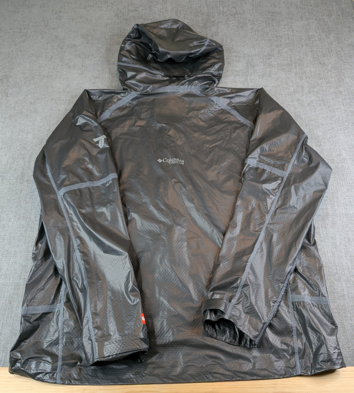 Columbia Jacket Mens XXL Black Titanium OutDry Shell Rain Packable Waterproof