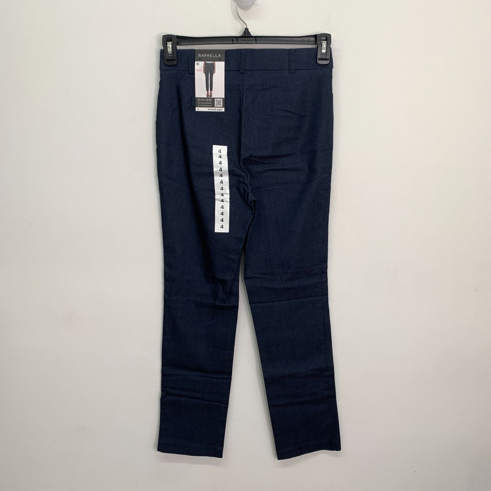 Rafaella Women’s Pants 4 Pull-On Stretch Pant Indigo Rinse Blue Size 4