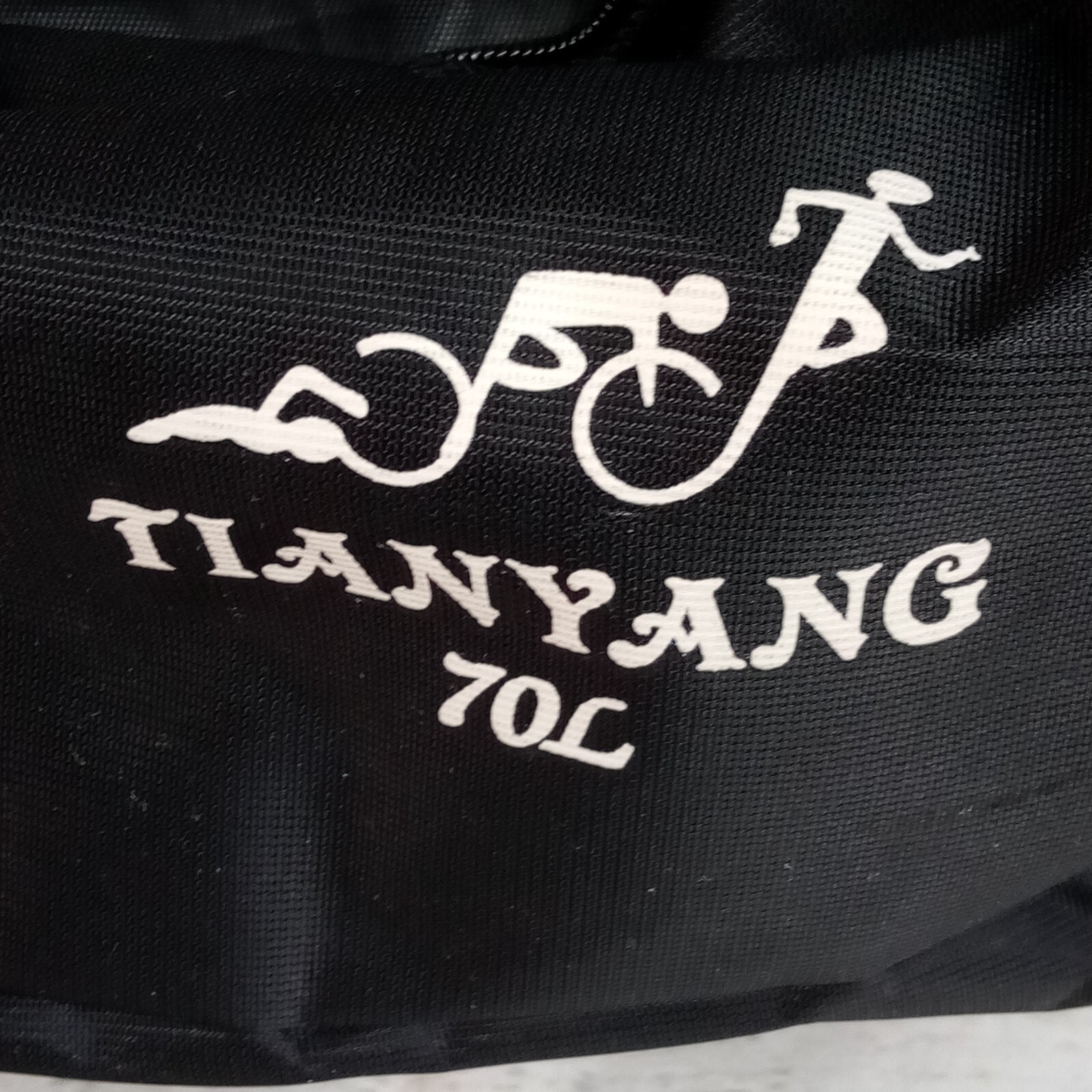 Tianyang 70L Backpack Travel Bag Black Color