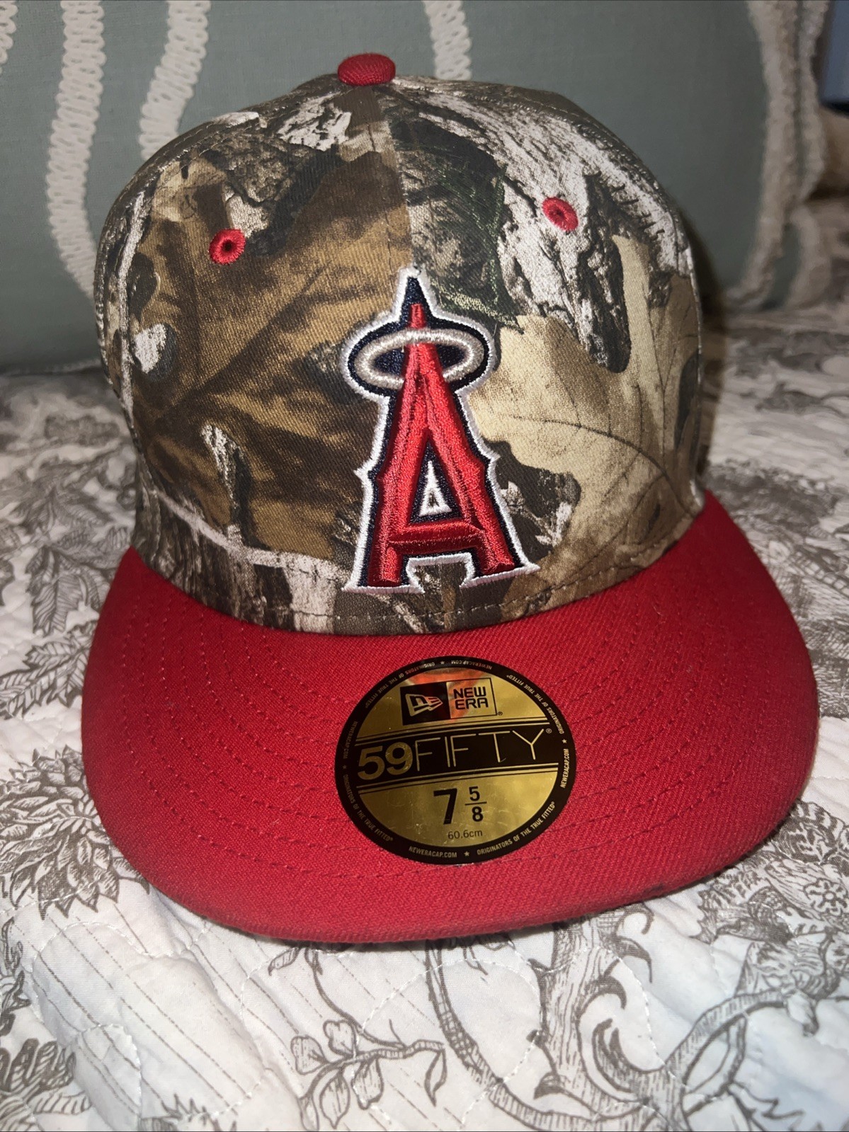 NEW Era 59FIFTY LA Angels 2002 World Champions 20th Anniversary Fitted CAP 7 5/8