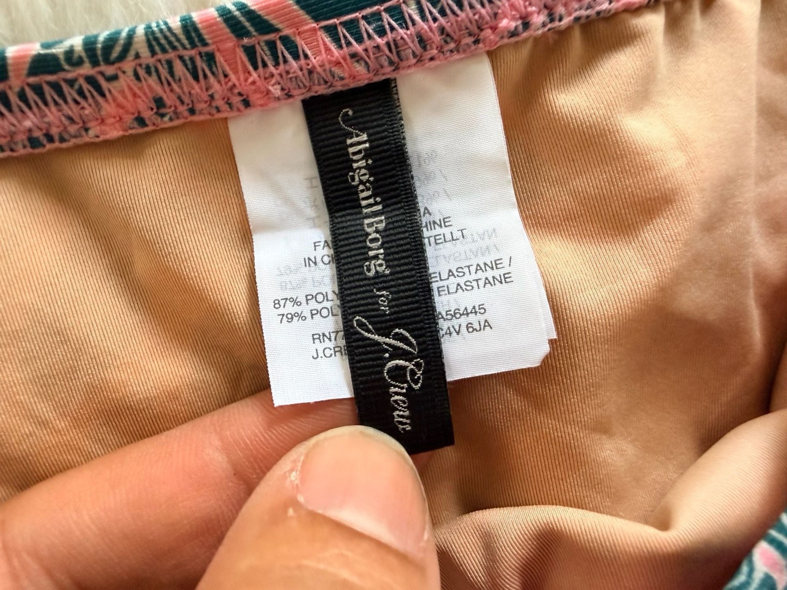 J.Crew x Abigail Borg Floral Print Low-Rise Bikini Bottom