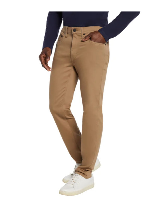 Banana Republic Men’s 5 Pocket Pant Slim Fit Stretch Fabric Tan Size 40×32