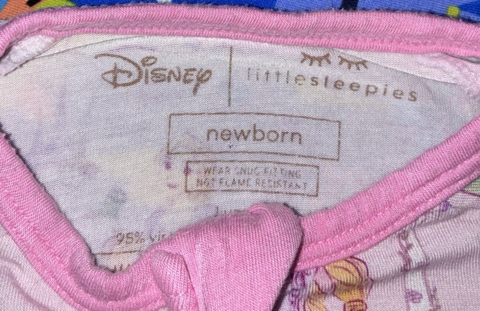 Little sleepies princess garden size newborn