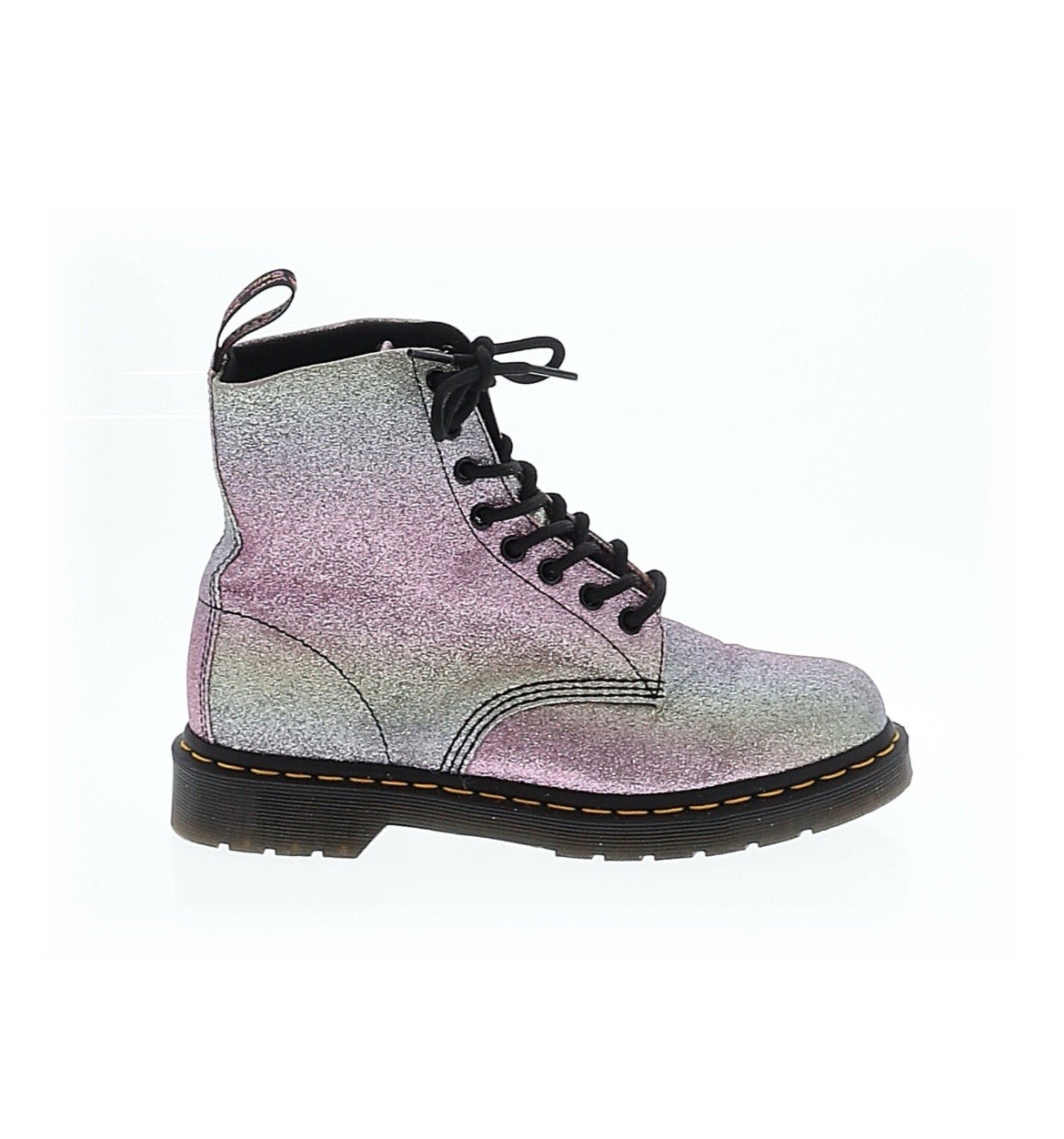Dr. Martens Pascal 1460 Rainbow Glitter Boots Women’s 8 Multicolor VGUC *RARE*🌈