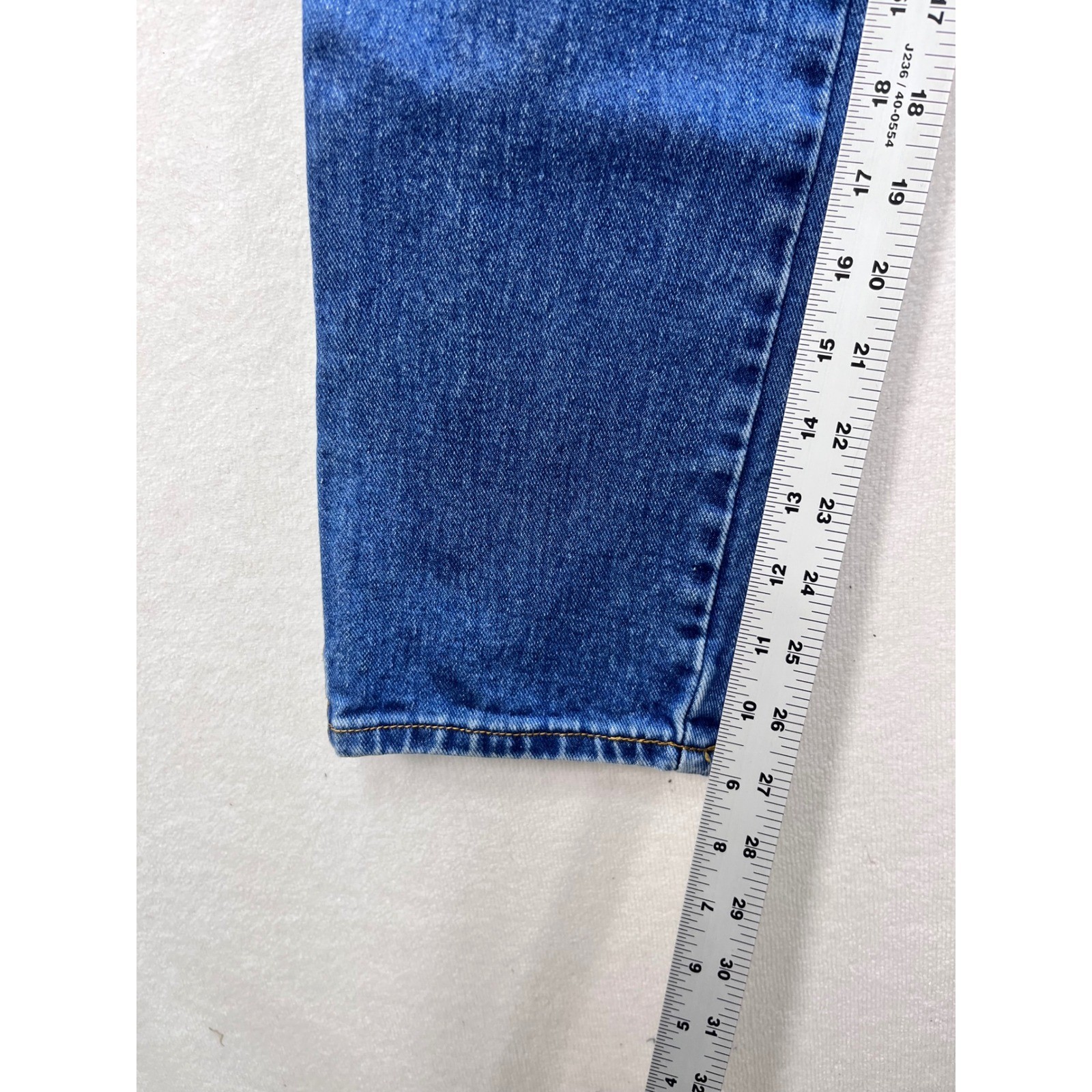 Jordache Vintage 90s Straight Leg Jeans Womens 11/12 Blue Denim Cotton VTG 3173