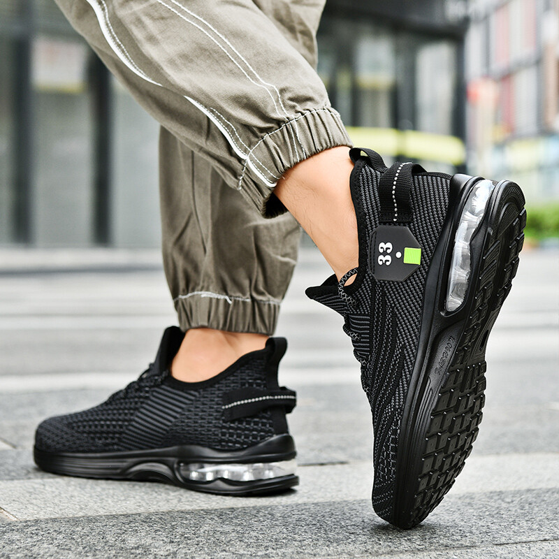 Breathable Running Sneakers— Lightweight Unisex Mesh Trainers Walking Tennis Gym