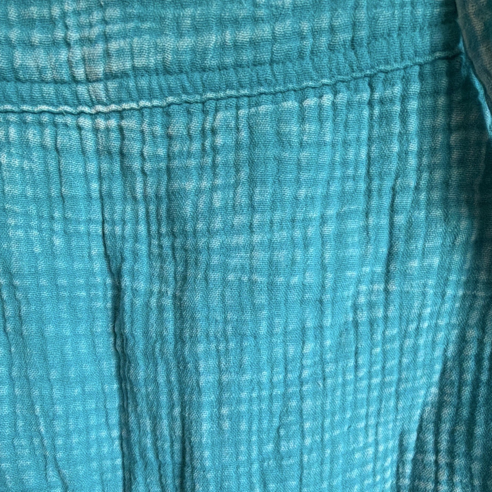 Women’s Zenana Blue Cotton Woven Square Neckline Romper One Size