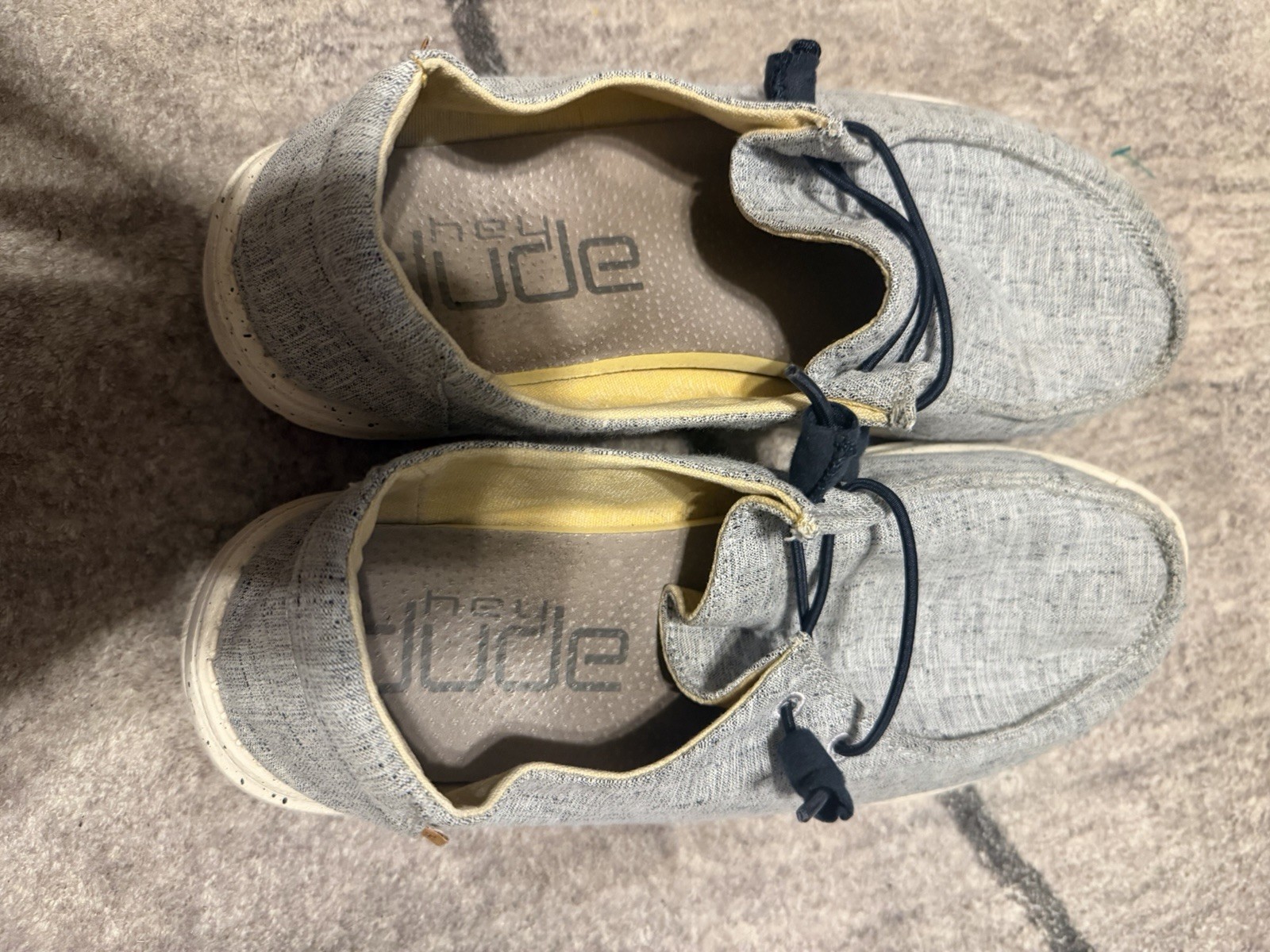 Hey Dude Wendy Chambray Slip-On Casual Shoes Lightweight Comfort Men’s US 9