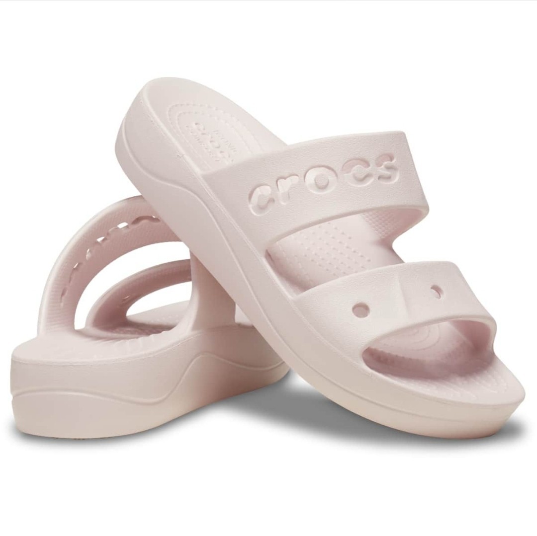 Crocs Women’s Baya Platform Sandals Barely Pink W9 Comfort Sandals Slides Beach