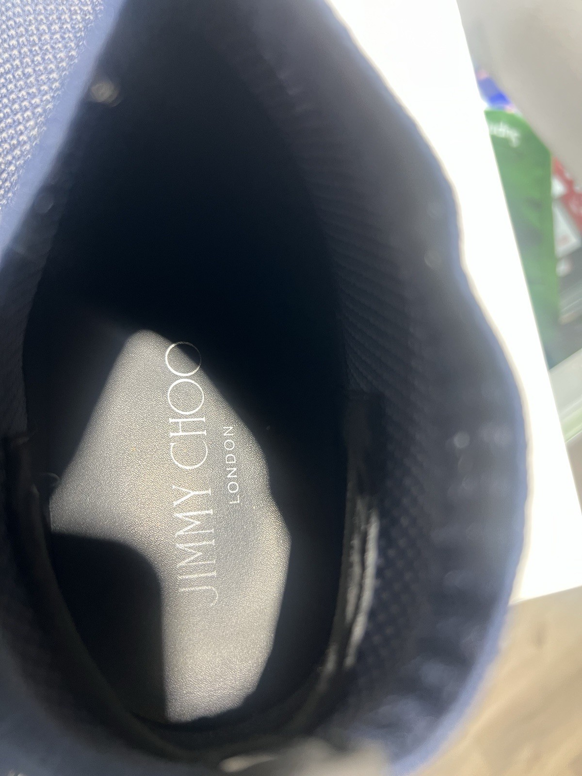 Jimmy Choo Norway Nevy/ Grey Sneakers Men’s 11/5US (44/5