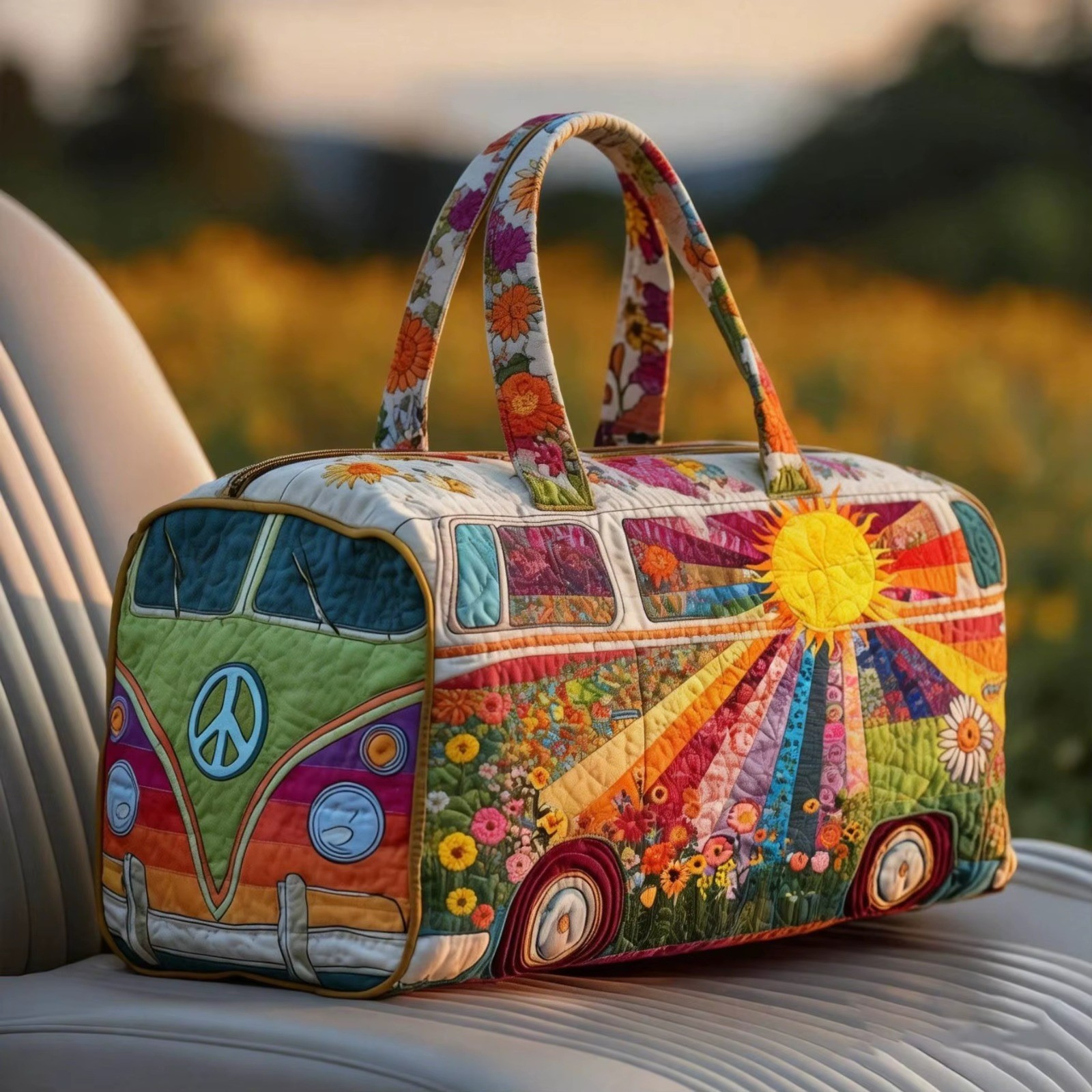 3D Printed Quilted Tote Bags Personalized Tote Bag Lightweight Travel Bags.