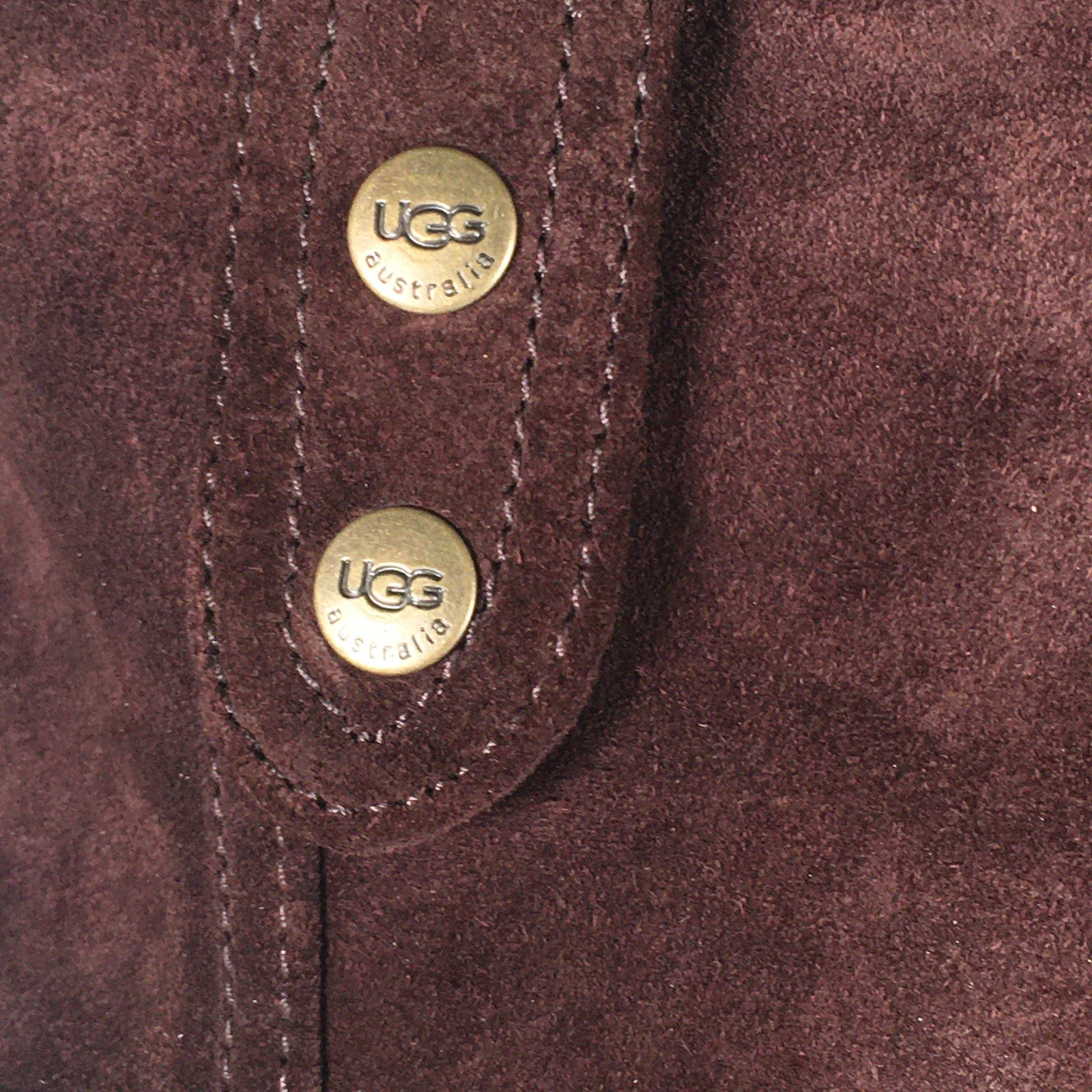 UGG Australia Chocolate Suede Leather Knee High Heel Boot Pull-On Women’s 8