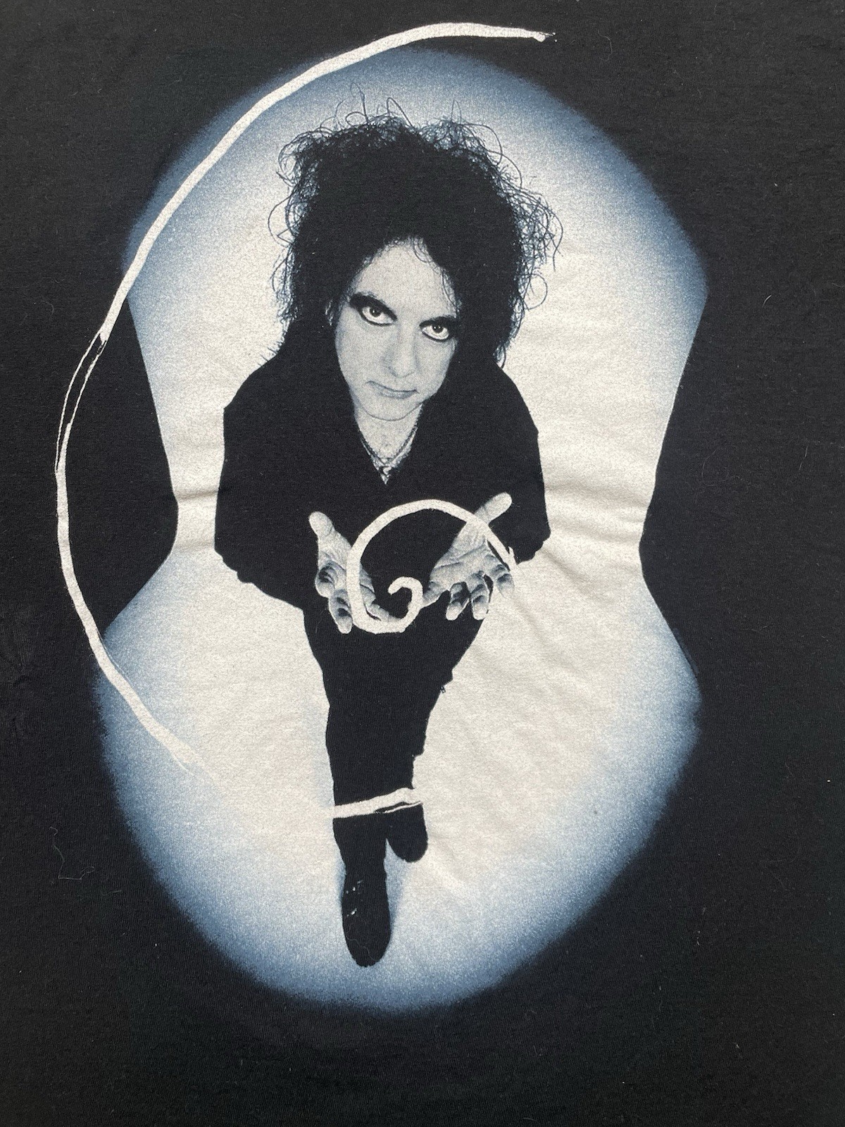 The Cure Band T Shirt Small Black Robert Smith Goth Alternative Rock Sleeve