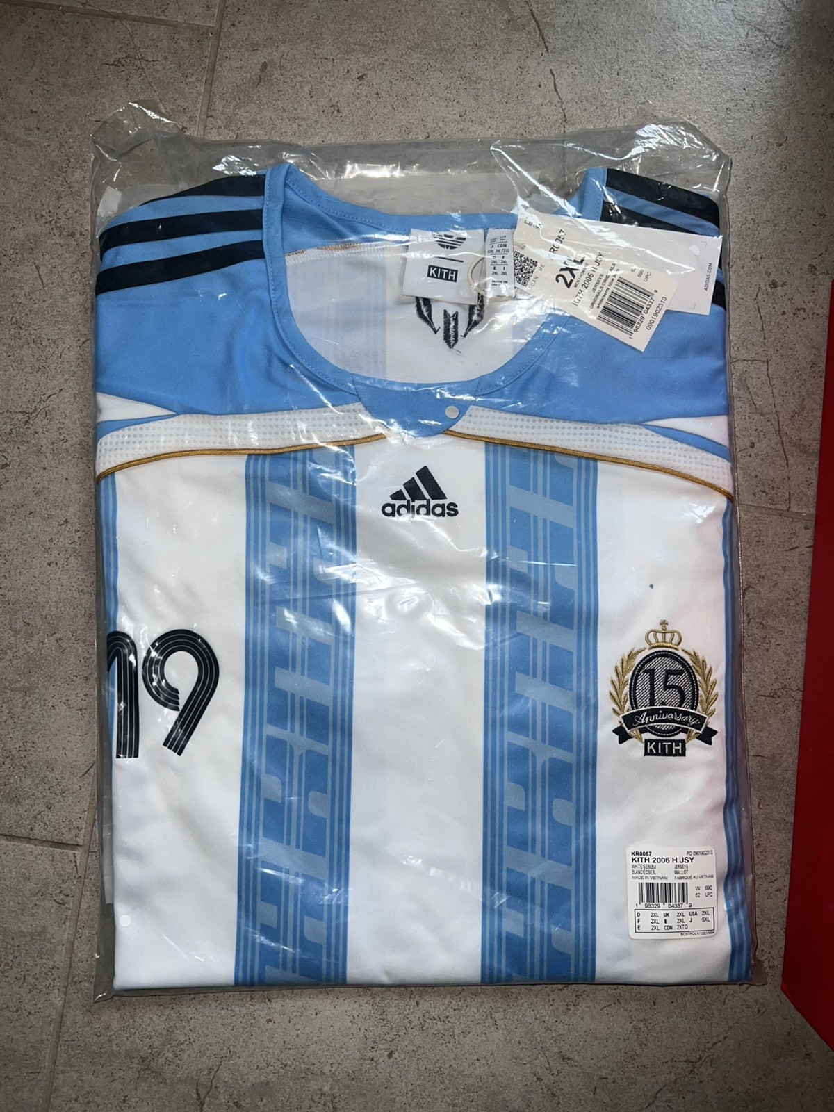 Kith & Messi for Adidas Football Jersey(s) Bundle World Cup Men’s Size XXL NEW