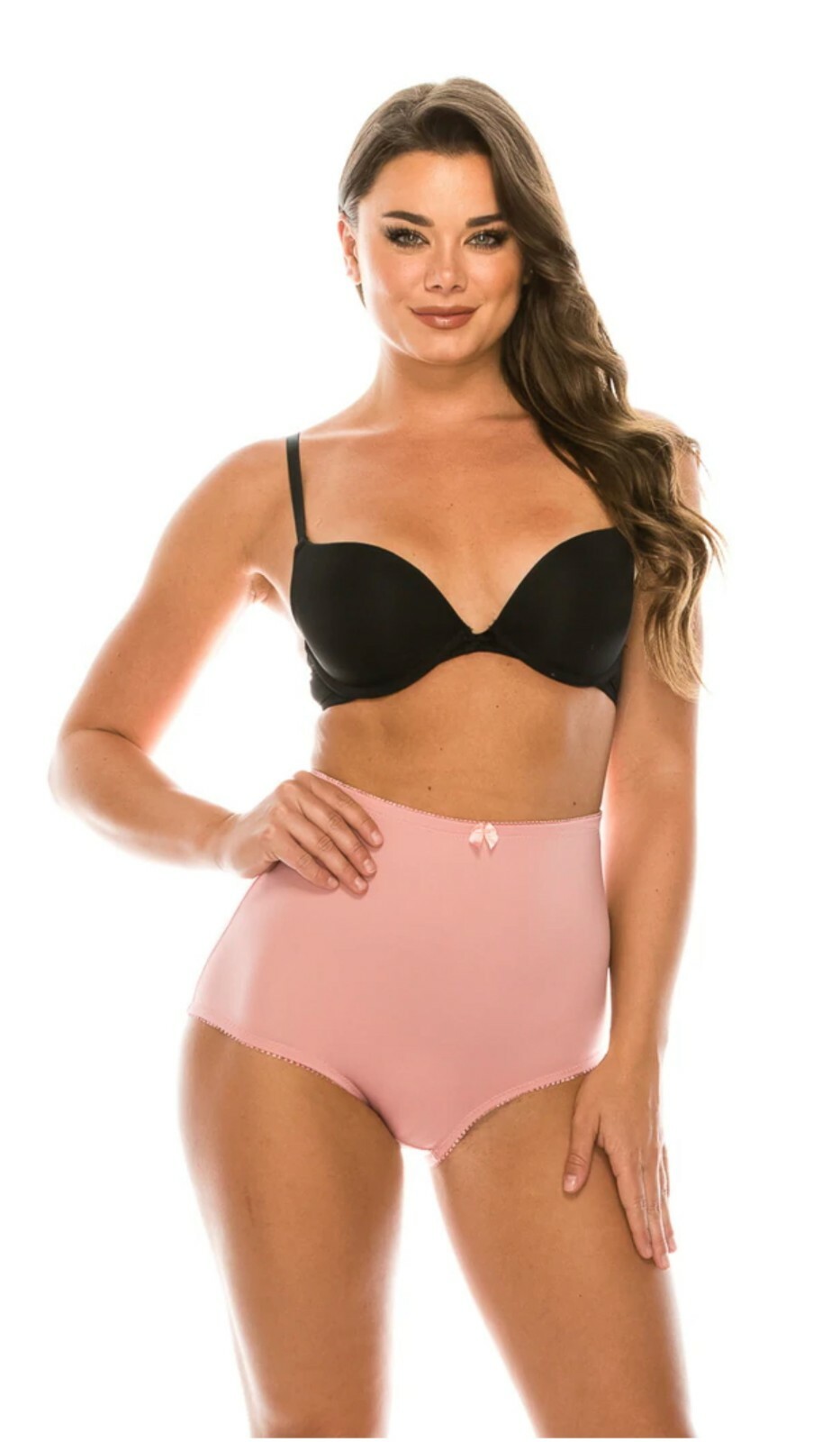 4 8 Pack Plus Women High Waist Light Tummy Control Full Coverage Smooth Brief 62