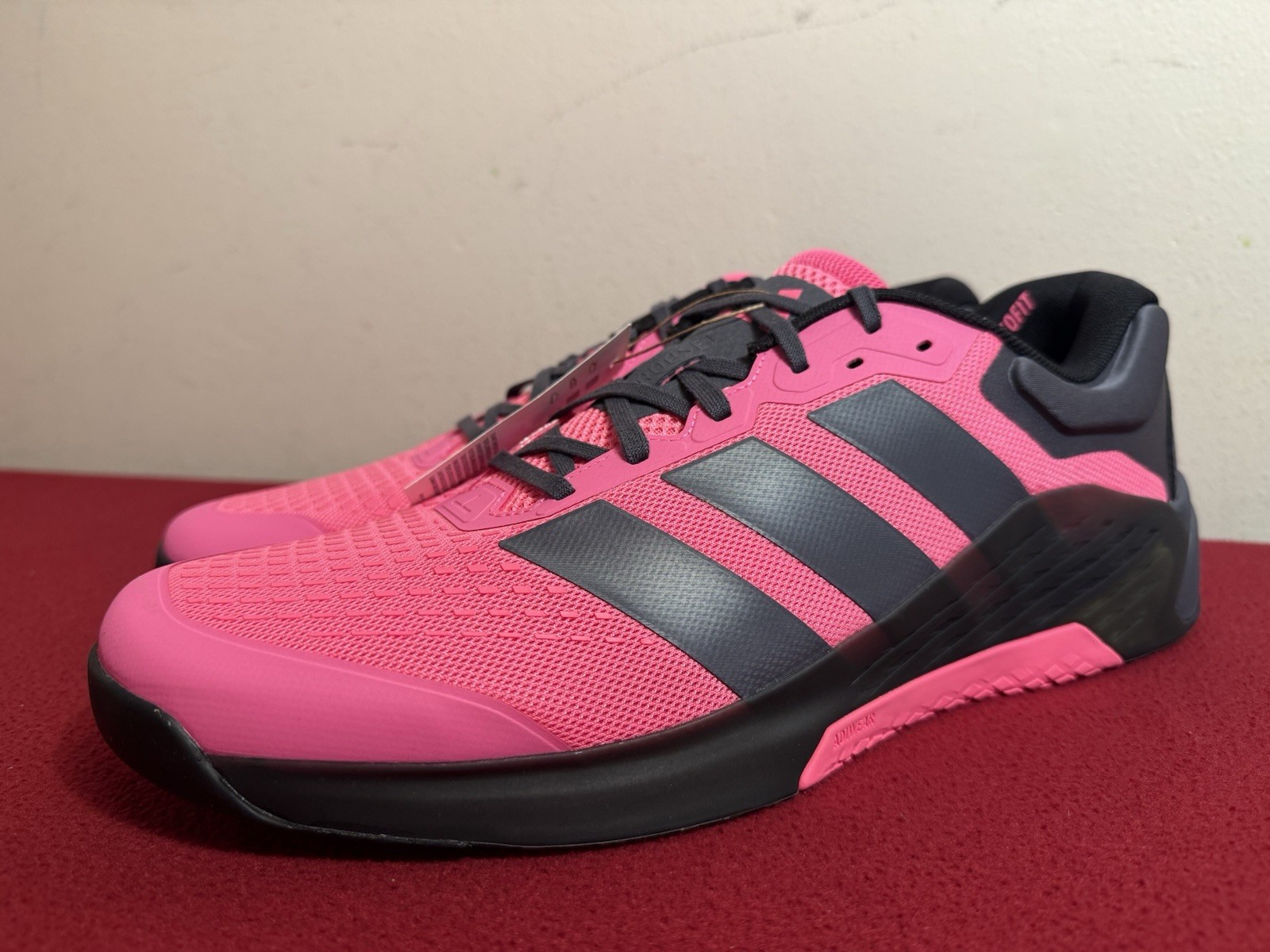 Adidas Dropset 4 Training Shoes Lucid Pink Black KI8460 Size 14 NEW