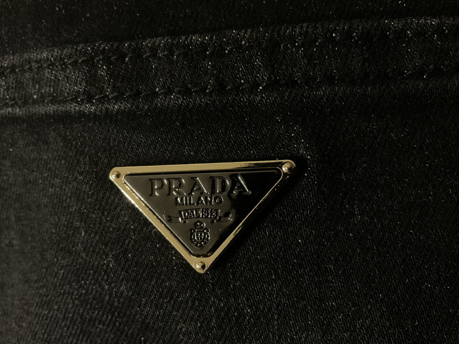 PRADA Five Pocket Denim Jeans Straight Leg Men’s Size 38 Made In Italy